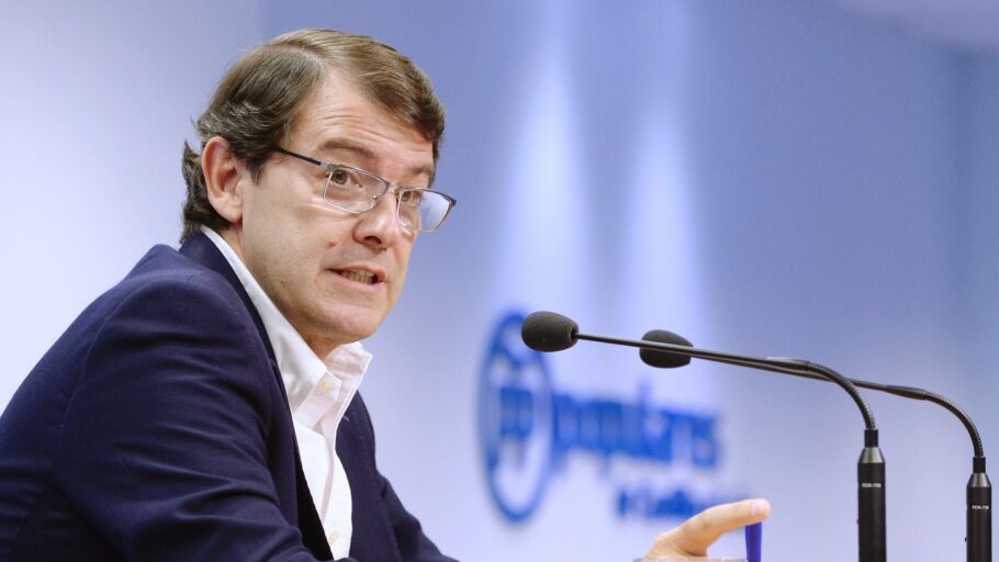 El presidente del PP de Castilla y Le&oacute;n y candidato a la Presidencia de la Junta, Alfonso Fern&aacute;ndez Ma&ntilde;ueco