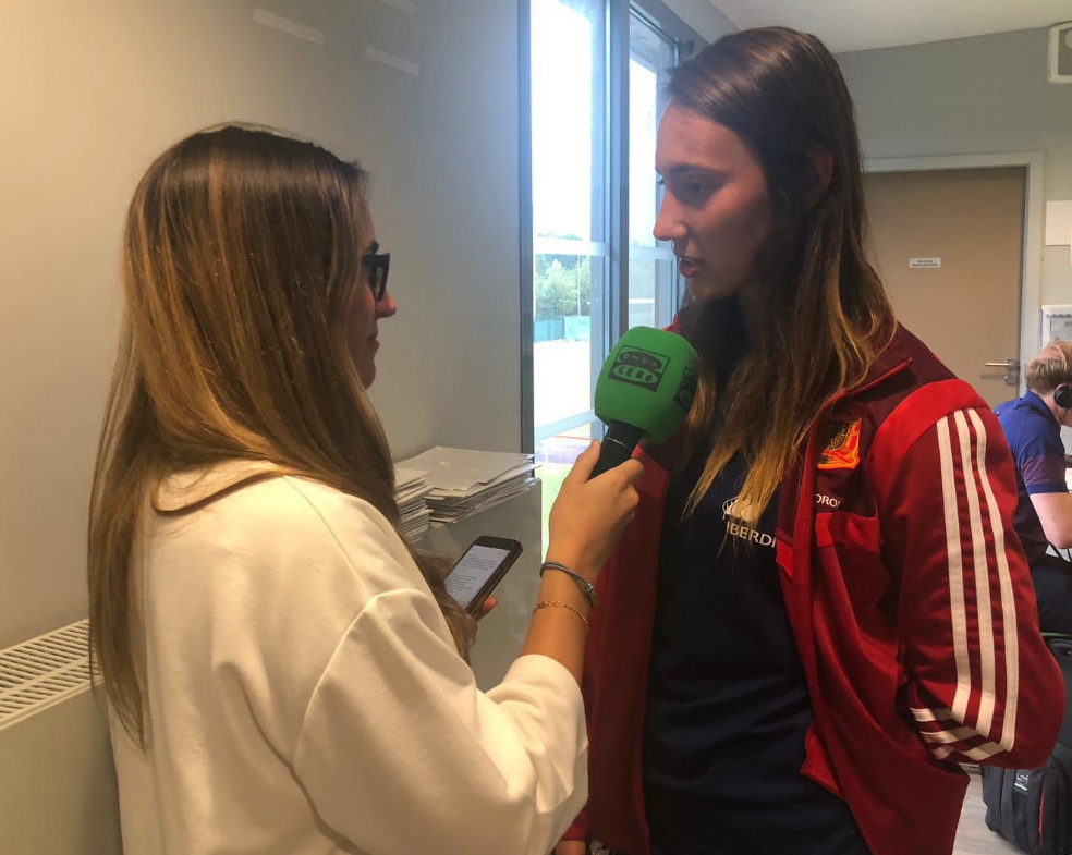Virginia Torrecilla: "Estamos trabajando muy duro y vamos a ir a por Francia" Virginia Torrecilla: "Estamos trabajando muy duro y vamos a ir a por Francia"