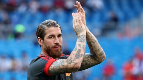 Sergio Ramos agradece el cari&ntilde;o a los aficionados