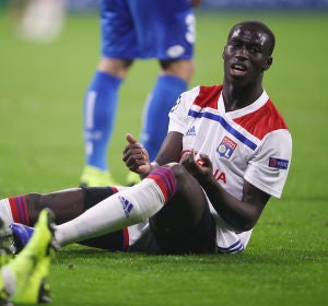 Ferland Mendy, durante un partido con el Lyon Ferland Mendy, durante un partido con el Lyon