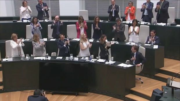Almeida, proclamado alcalde de Madrid con el apoyo de Ciudadanos y Vox Almeida, proclamado alcalde de Madrid con el apoyo de Ciudadanos y Vox