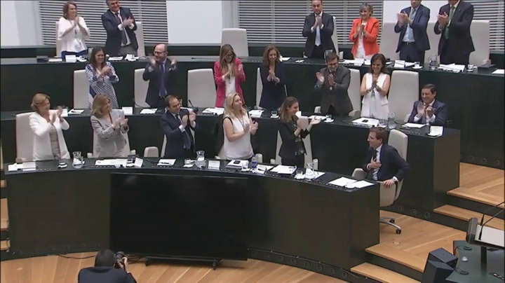 Almeida, proclamado alcalde de Madrid con el apoyo de Ciudadanos y Vox Almeida, proclamado alcalde de Madrid con el apoyo de Ciudadanos y Vox