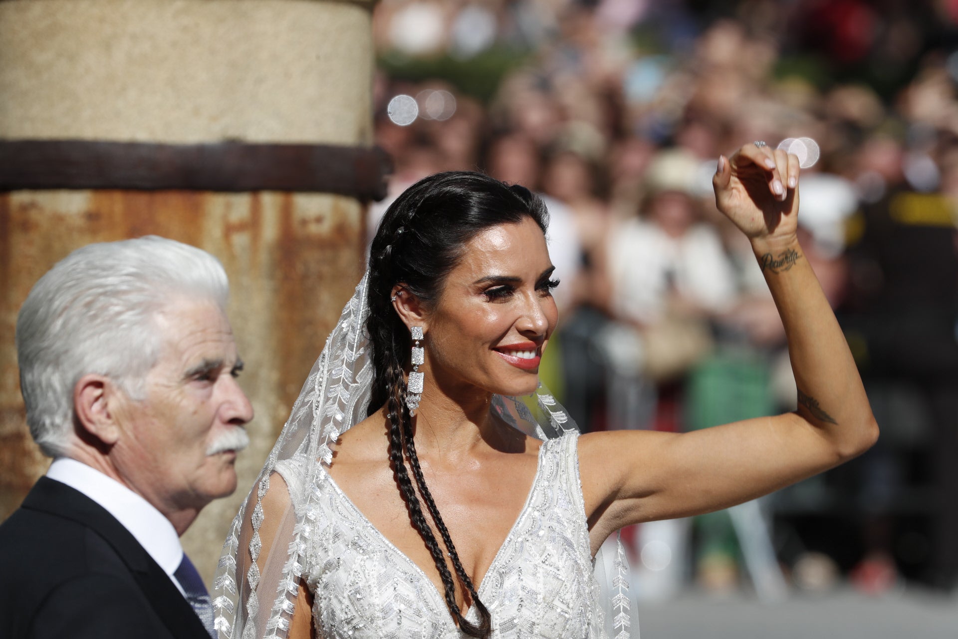 Espectacular: el vestido de Pilar Rubio en su boda con Sergio Ramos Espectacular: el vestido de Pilar Rubio en su boda con Sergio Ramos