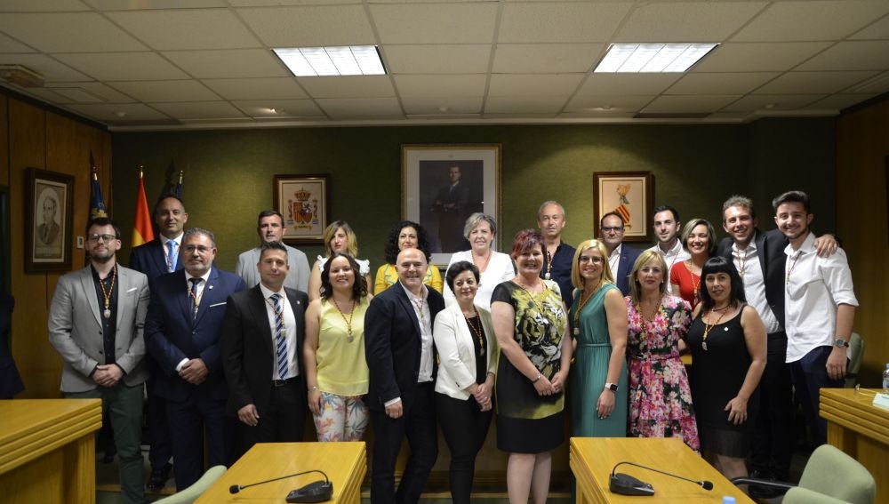 Corporación del Ayuntamiento de Petrer 2019-2023.