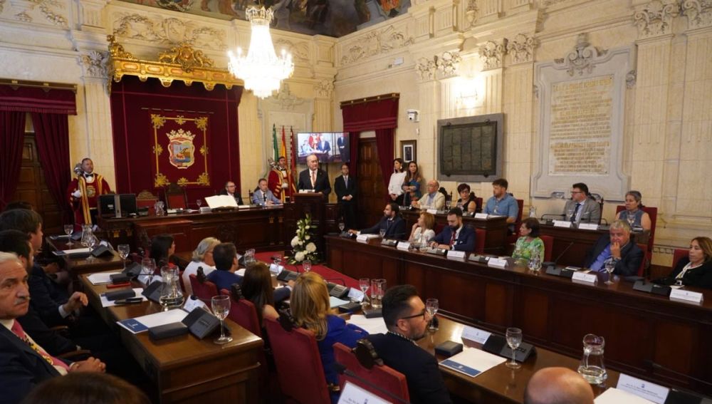 Pleno de investidura Málaga 2019