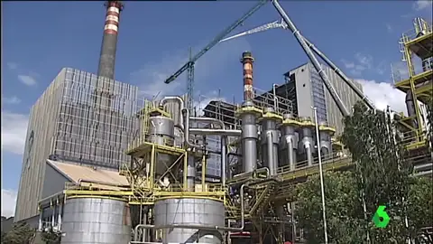 Fábrica ENCE en Pontevedra Fábrica ENCE en Pontevedra.