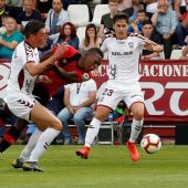 Jugadores del Albacete y del Mallorca