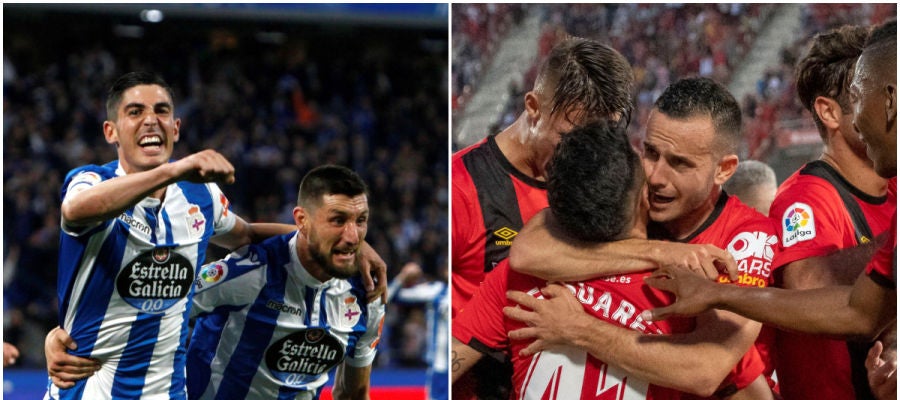 El Deportivo de La Coruña y el Mallorca El Deportivo de La Coruña y el Mallorca
