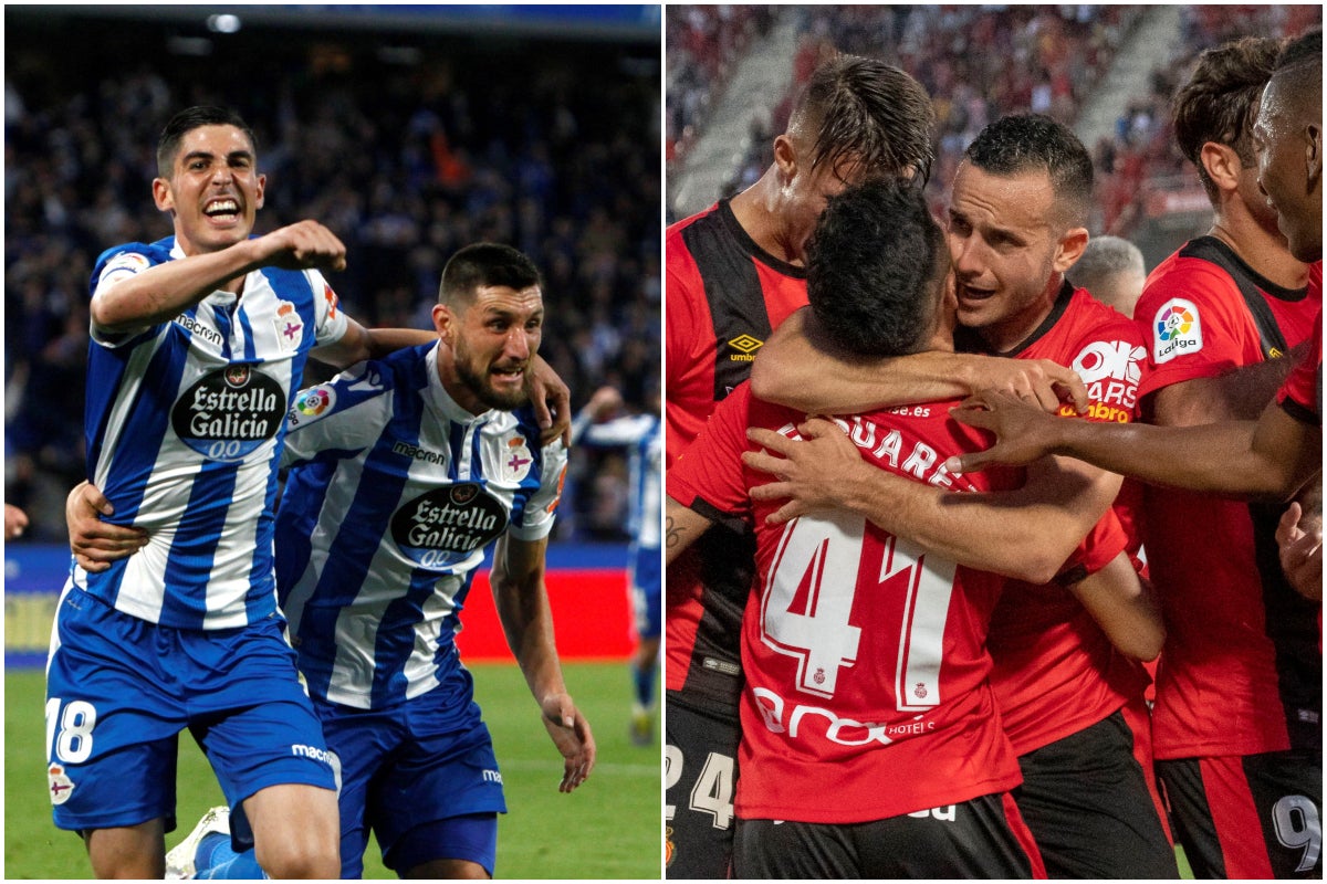 Deportivo de La Coruña y Mallorca se jugarán volver a la élite en la final de los 'playoff' por el ascenso a Primera Deportivo de La Coruña y Mallorca se jugarán volver a la élite en la final de los 'playoff' por el ascenso a Primera