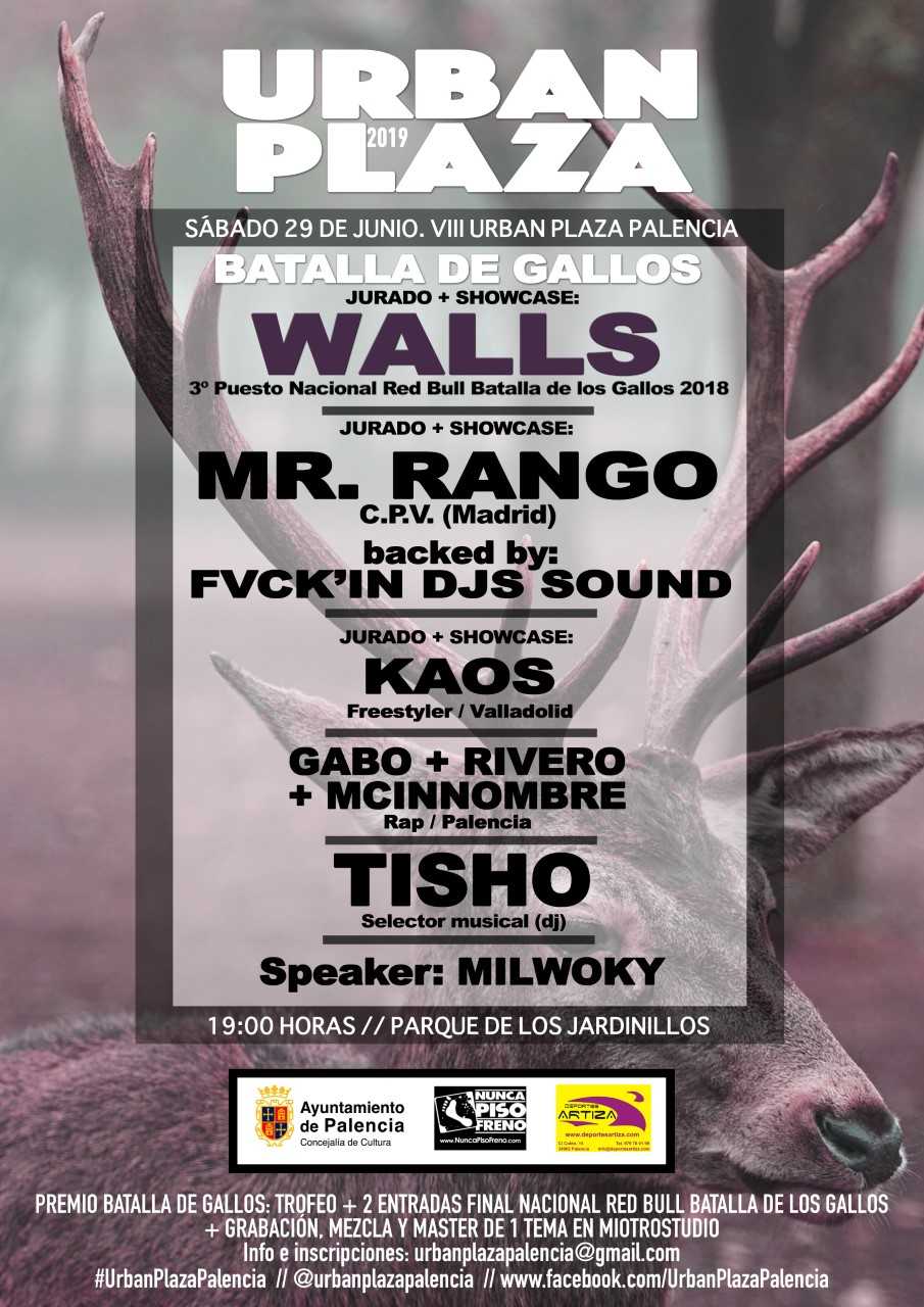 Urban Plaza Palencia se celebrará el día 29 de junio en Los Jardinillos Urban Plaza Palencia se celebrará el día 29 de junio en Los Jardinillos