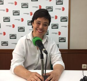 Pilar Zamora, durante la entrevista en Onda Cero Ciudad Real Pilar Zamora, durante la entrevista en Onda Cero Ciudad Real