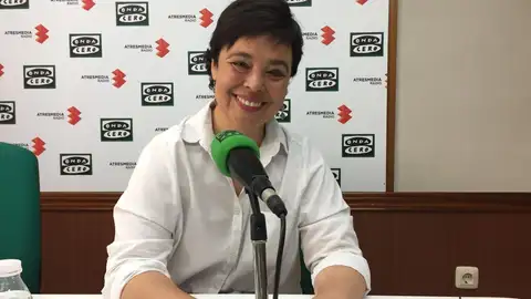 Pilar Zamora, durante la entrevista en Onda Cero Ciudad Real Pilar Zamora, durante la entrevista en Onda Cero Ciudad Real