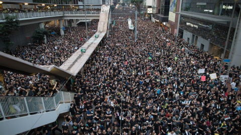 Protestas en las calles de China