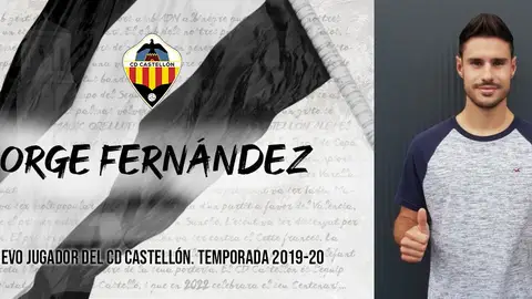 El nuevo fichaje albinegro , Jorge Fernández El nuevo fichaje albinegro , Jorge Fernández
