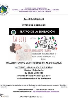 Taller intensivo de introducción al burlesque: actitud, sensualidad y fuerza. Taller intensivo de introducción al burlesque: actitud, sensualidad y fuerza.