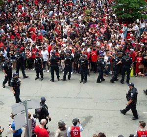 Imagen de la celebración de los Raptors por el título de la NBA Imagen de la celebración de los Raptors por el título de la NBA