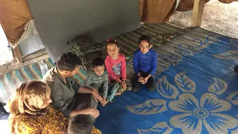 La familia de Halima en Líbano La familia de Halima en Líbano