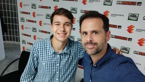 Julio Rodr&iacute;guez con Pablo S&aacute;nchez