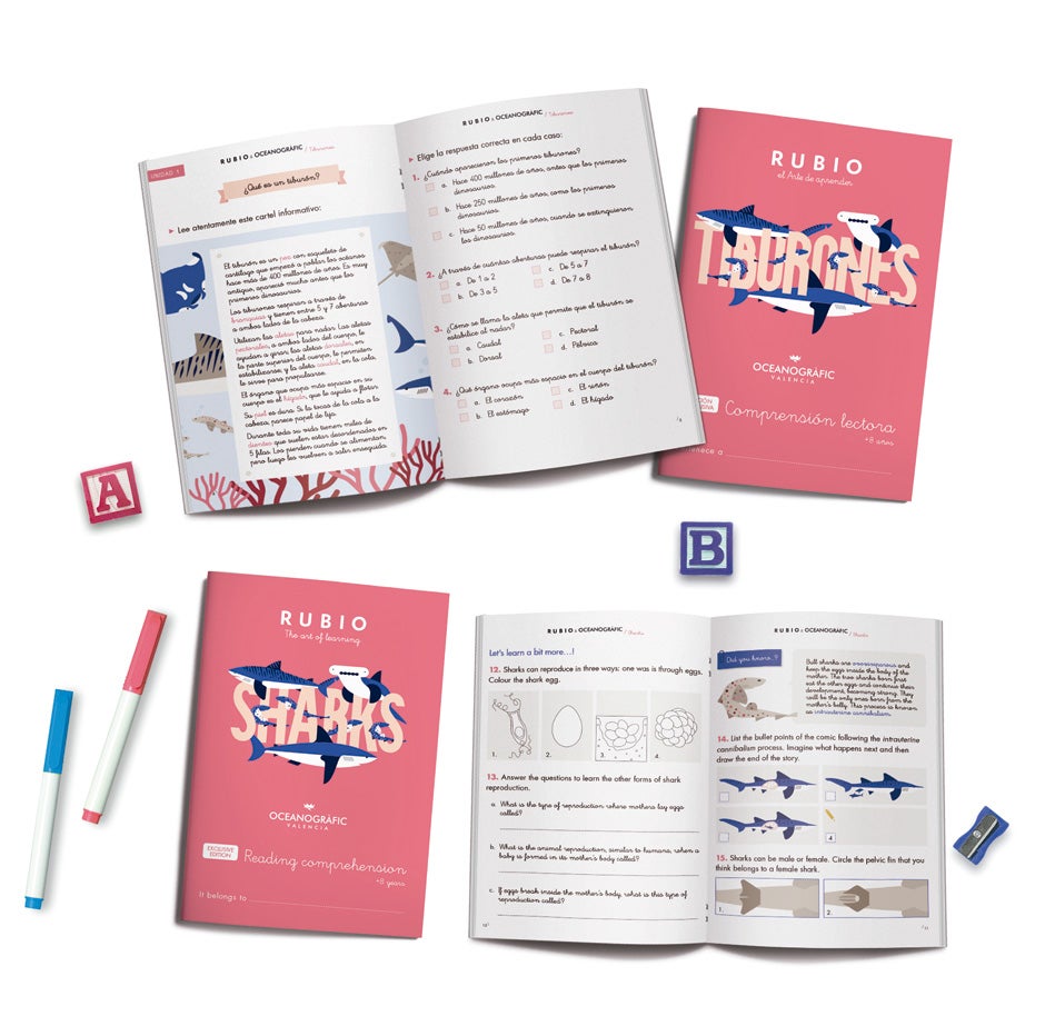 La Fundación Oceanogràfic y la editorial Rubio conciencian a los menores sobre el futuro de los tiburones La Fundación Oceanogràfic y la editorial Rubio conciencian a los menores sobre el futuro de los tiburones