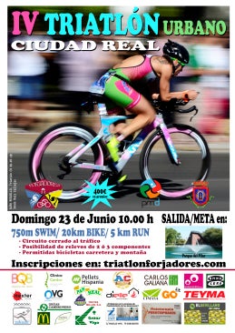 Llega a Ciudad Real la IV edición del Triatlón Urbano Llega a Ciudad Real la IV edición del Triatlón Urbano