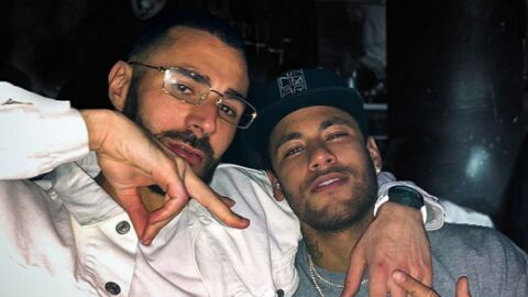 La imagen de Benzema junto a Neymar