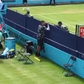 Kyrgios y su 'extraño' descanso en su partido en Queens Kyrgios y su 'extraño' descanso en su partido en Queens