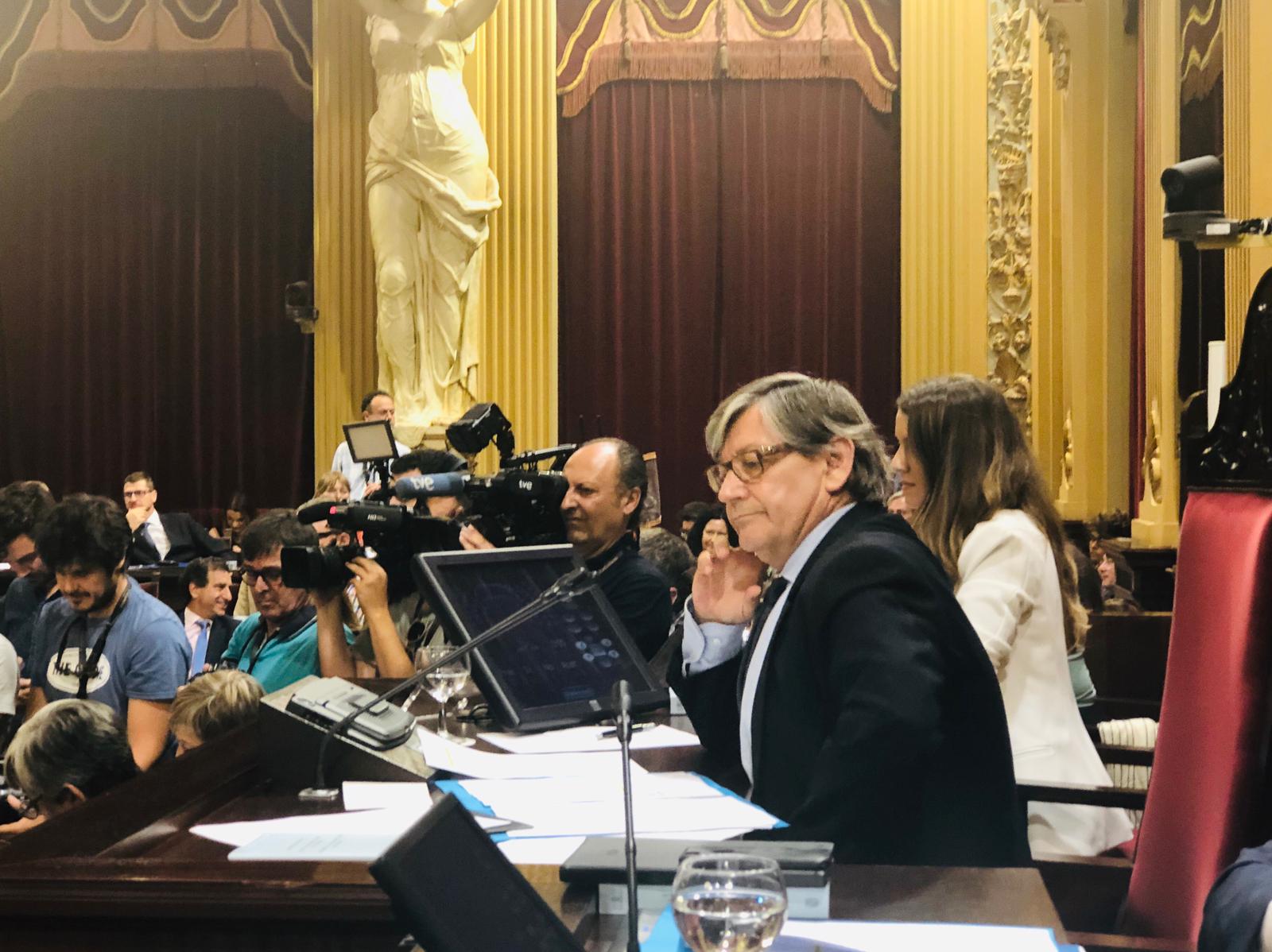 Vicenç Thomàs, proclamado presidente del Parlament balear Vicenç Thomàs, proclamado presidente del Parlament balear