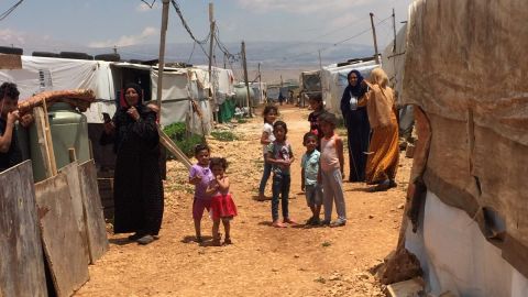 Refugiados sirios en L&iacute;bano