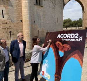 Los candidatos de MÉS, Miquel Ensenyat, PSIB, Francina Armengol, y Unidas Podemos, Juan Pedro Yllanes. Los candidatos de MÉS, Miquel Ensenyat, PSIB, Francina Armengol, y Unidas Podemos, Juan Pedro Yllanes.