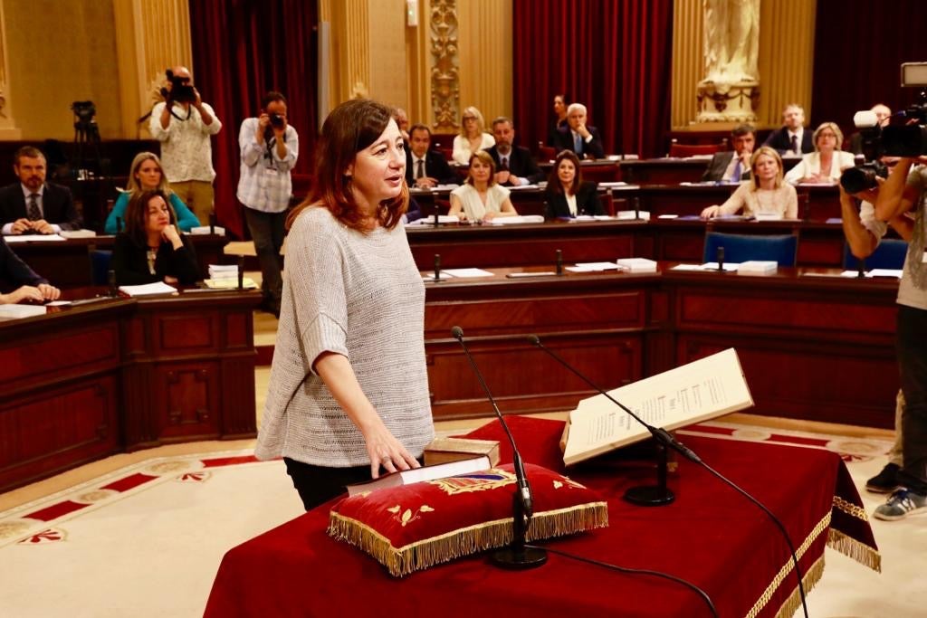 La sesión de investidura de Francina Armengol se adelanta a la semana que viene La sesión de investidura de Francina Armengol se adelanta a la semana que viene