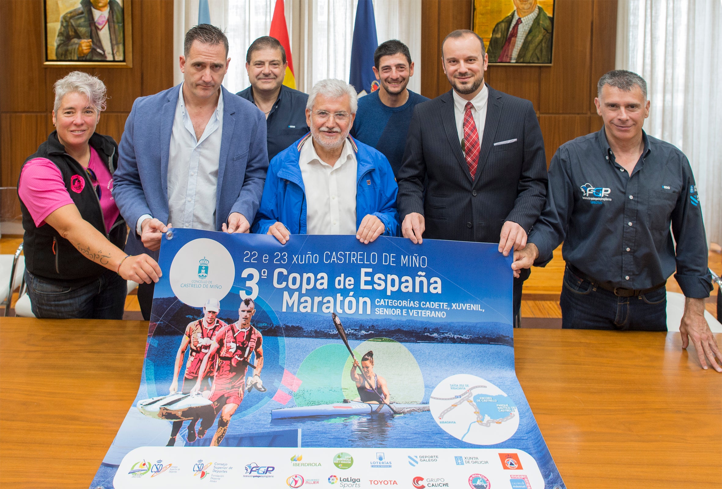 Castrelo de Miño, sede da 3ª Copa de España de Maratón de piragüismo Castrelo de Miño, sede da 3ª Copa de España de Maratón de piragüismo