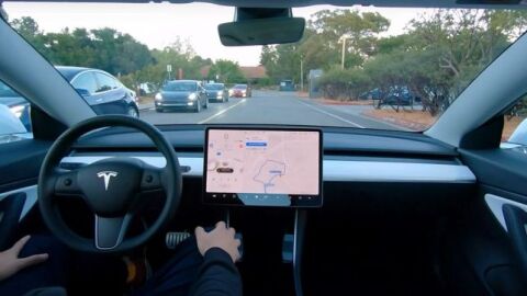 tesla model 3 autonomous demo_643x397