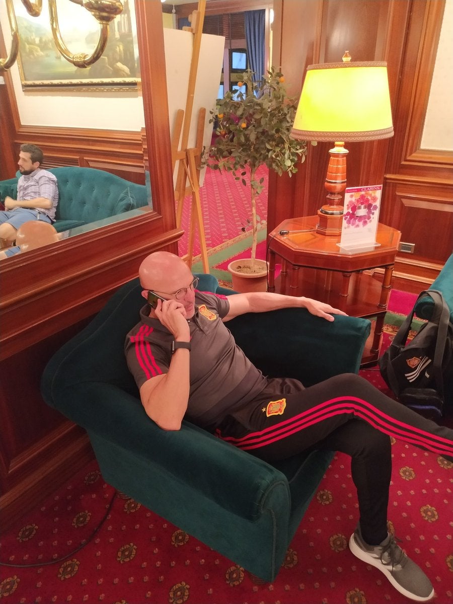 Luis de la Fuente: "He visto trabajar tan bien a la gente que me hacen ser optimistas" Luis de la Fuente: "He visto trabajar tan bien a la gente que me hacen ser optimistas"