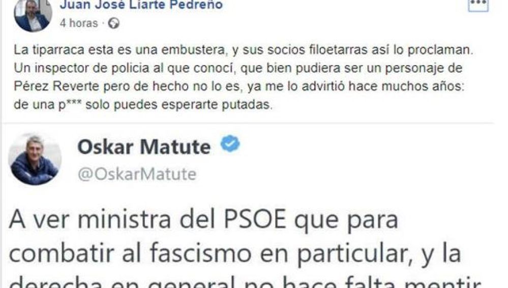 Dirigente VOX en Murcia llama "p***" y tiparraca" a la ministra Delgado