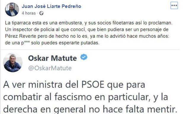Un dirigente de Vox en Murcia llama "p···" y tiparraca" a la ministra Delgado y después niega referirse a ella Un dirigente de Vox en Murcia llama "p···" y tiparraca" a la ministra Delgado y después niega referirse a ella