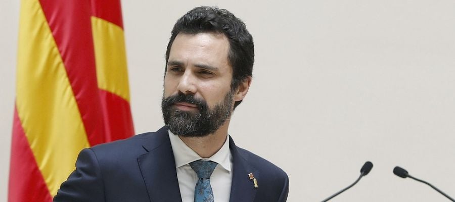 Roger Torrent, presidente del Parlamento de Cataluña Roger Torrent, presidente del Parlamento de Cataluña