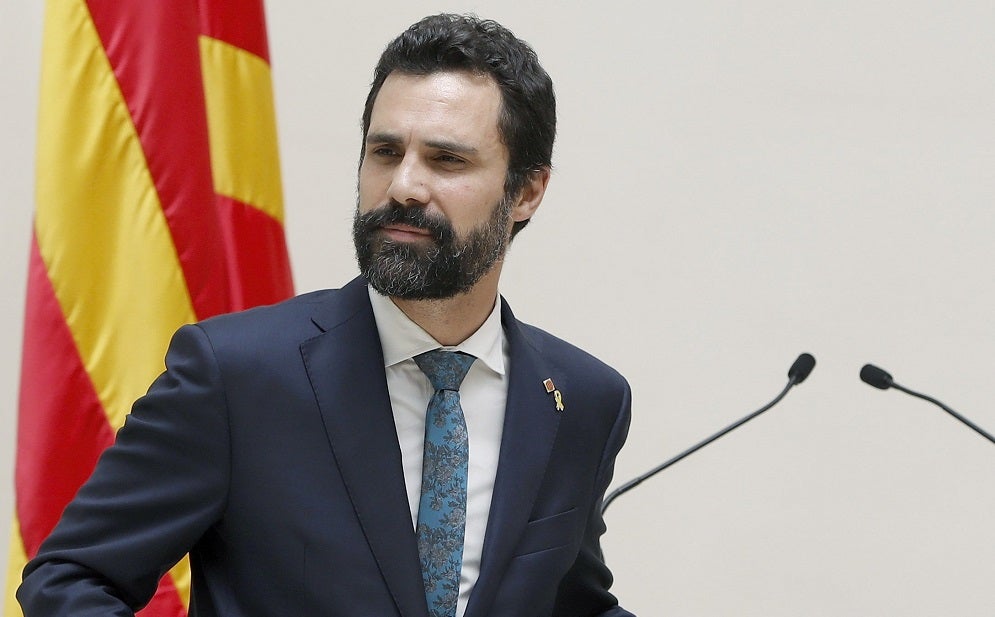 Roger Torrent: "Nuestras ansias de libertad no las detendrán ni el exilio ni la cárcel" Roger Torrent: "Nuestras ansias de libertad no las detendrán ni el exilio ni la cárcel"