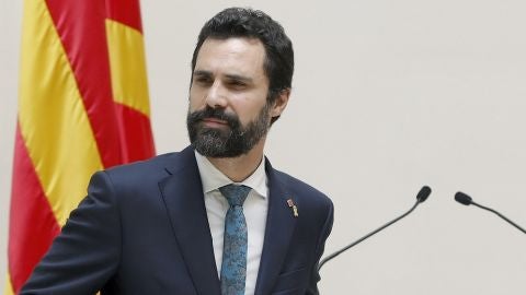 Roger Torrent, presidente del Parlamento de Catalu&ntilde;a