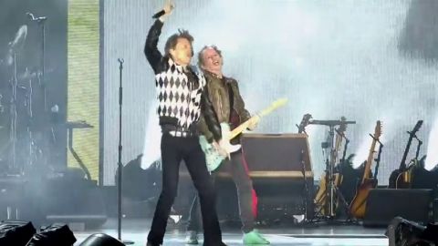 Los Rolling Stones vuelven al escenario tras la operaci&oacute;n de coraz&oacute;n de su cantante