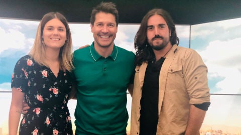 Elvira Sastre, Jaime Cantizano y Andr&eacute;s Su&aacute;rez