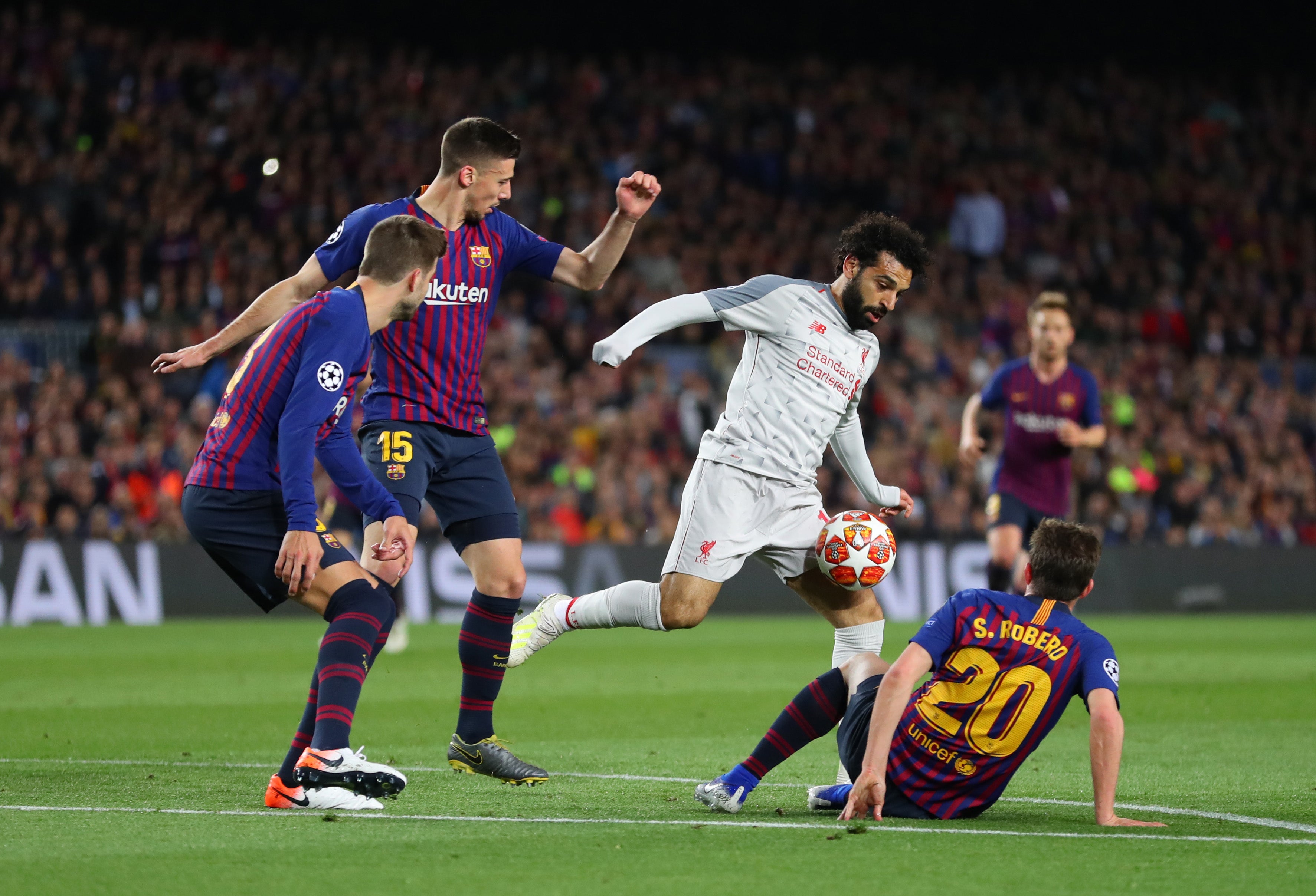 Eto'o sugiere a Salah fichar por el Barcelona Eto'o sugiere a Salah fichar por el Barcelona