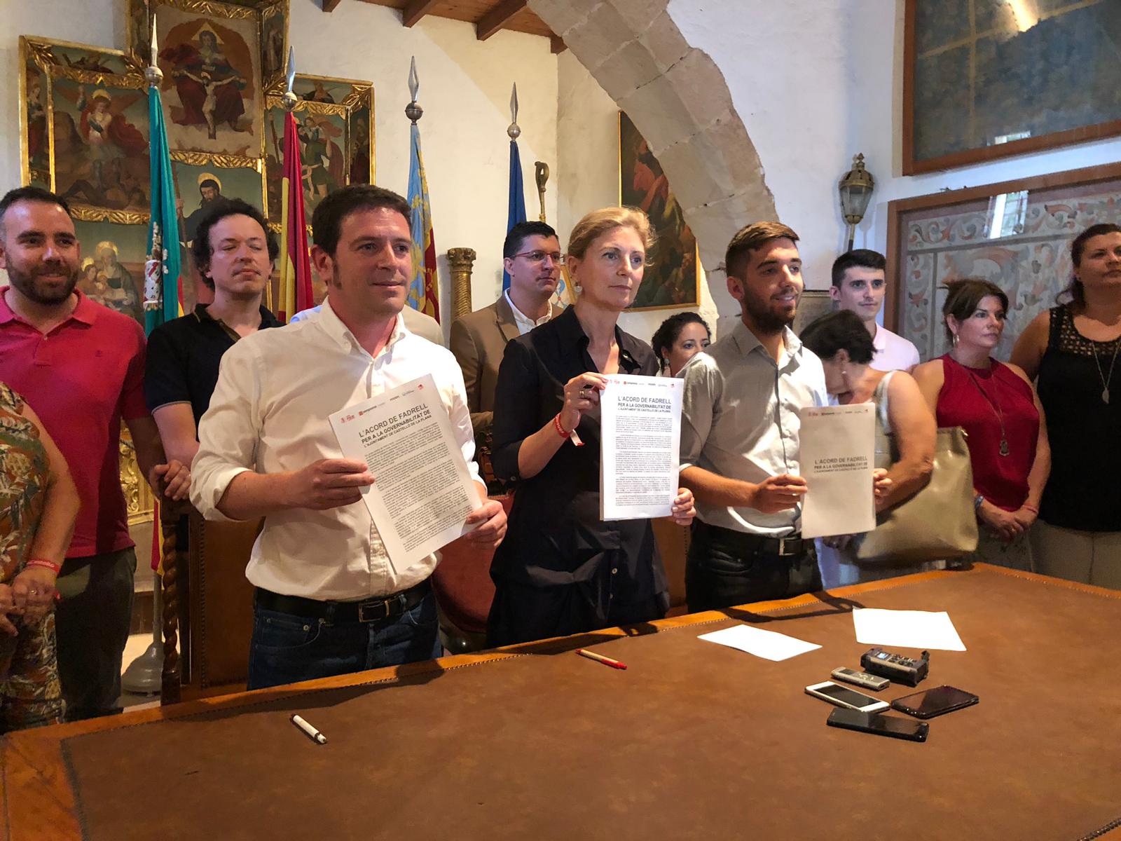 Comienza en Castellón una nueva legislatura con el Acord de Fadrell Comienza en Castellón una nueva legislatura con el Acord de Fadrell