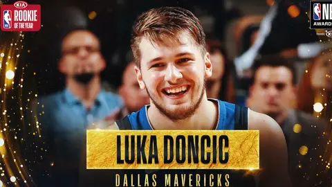 Luka Doncic, 'Rookie' del año en la NBA Luka Doncic, 'Rookie' del año en la NBA