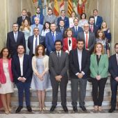 Foto de familia de la corporación provincial de la Diputación de Ciudad Real