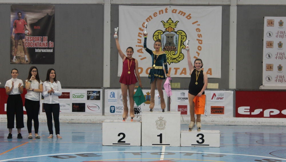 Lucia Picó, Carla Martínez y Martina Pomares, podio en el Nivel II.