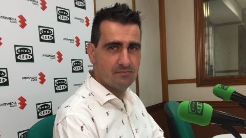 Ignacio García, en los estudios de Onda Cero Ciudad Real