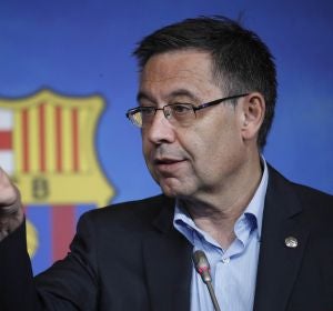 Bartomeu atiende a los medios de comunicación Bartomeu atiende a los medios de comunicación