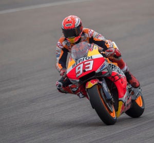 Marc Márquez rodando en el Gran Premio de Alemania Marc Márquez rodando en el Gran Premio de Alemania