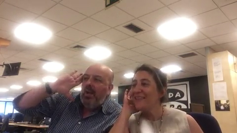 Juan Diego Guerrero y Mamen Rodríguez Sastre versionan 'despacito' en Noticias fin de semana Juan Diego Guerrero y Mamen Rodríguez Sastre versionan 'despacito' en Noticias fin de semana