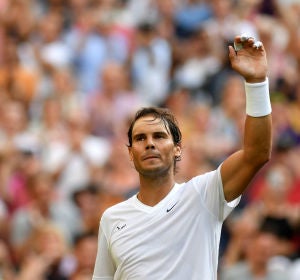 Rafa Nadal, tras una victoria Rafa Nadal, tras una victoria